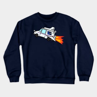 LLV Rocket Ship Postal Truck Crewneck Sweatshirt